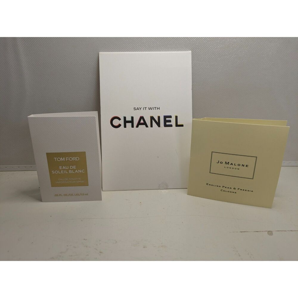 Designer Perfume Sample Lot of 2 Tom Ford & Jo Malone Spray Vials